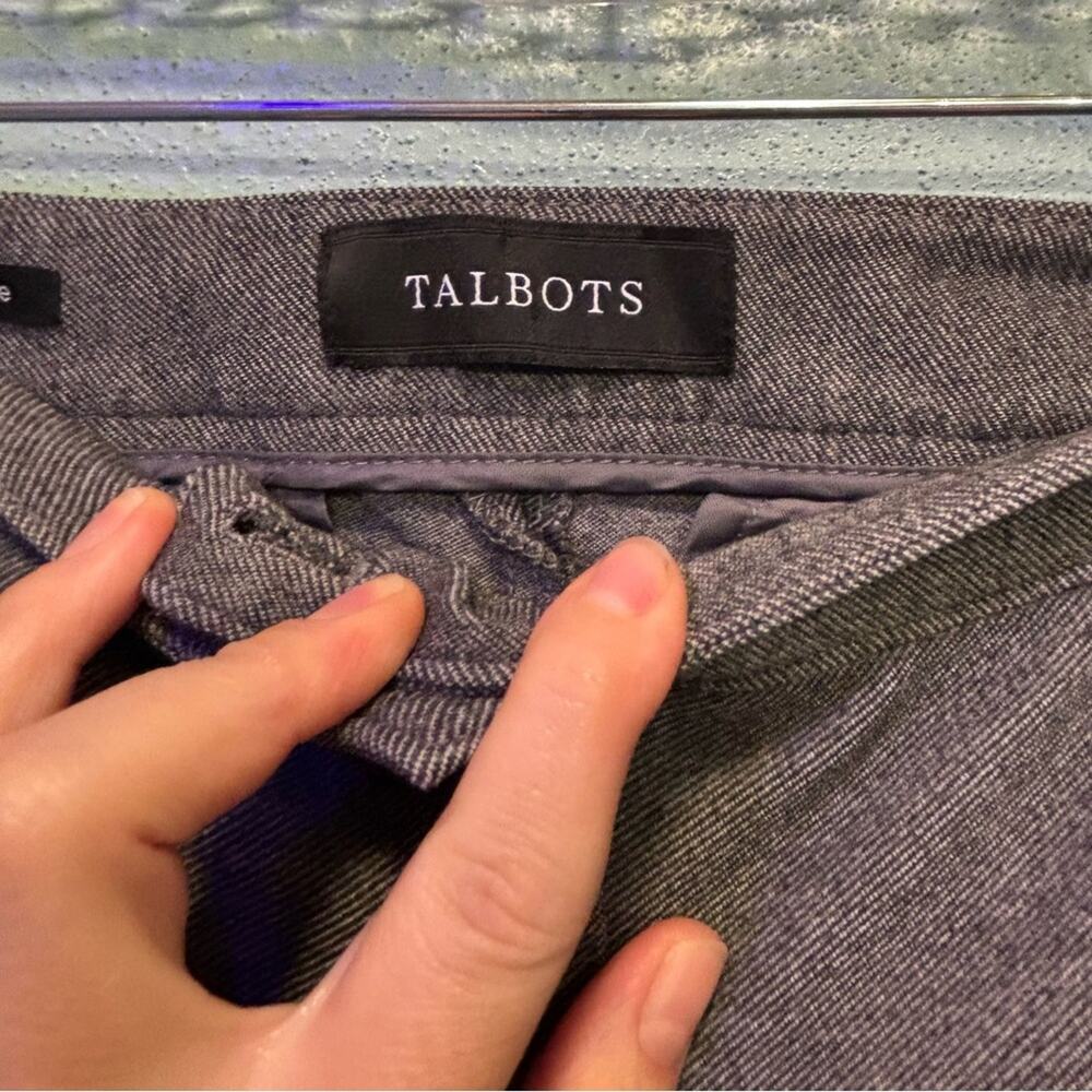 Talbots Women’s Gray Stretch Skinny Ankle Pants Size 4P - Picture 6 of 13